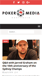 Mobile Screenshot of pokermedia.com.au